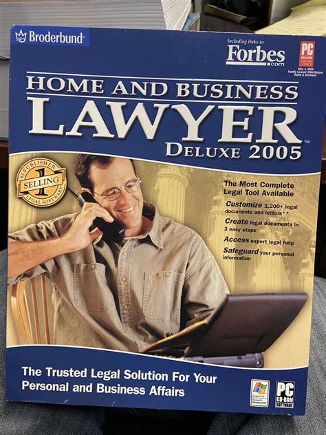 Book cover: Broderbund Business Lawyer 2002 CD-ROM and Applications